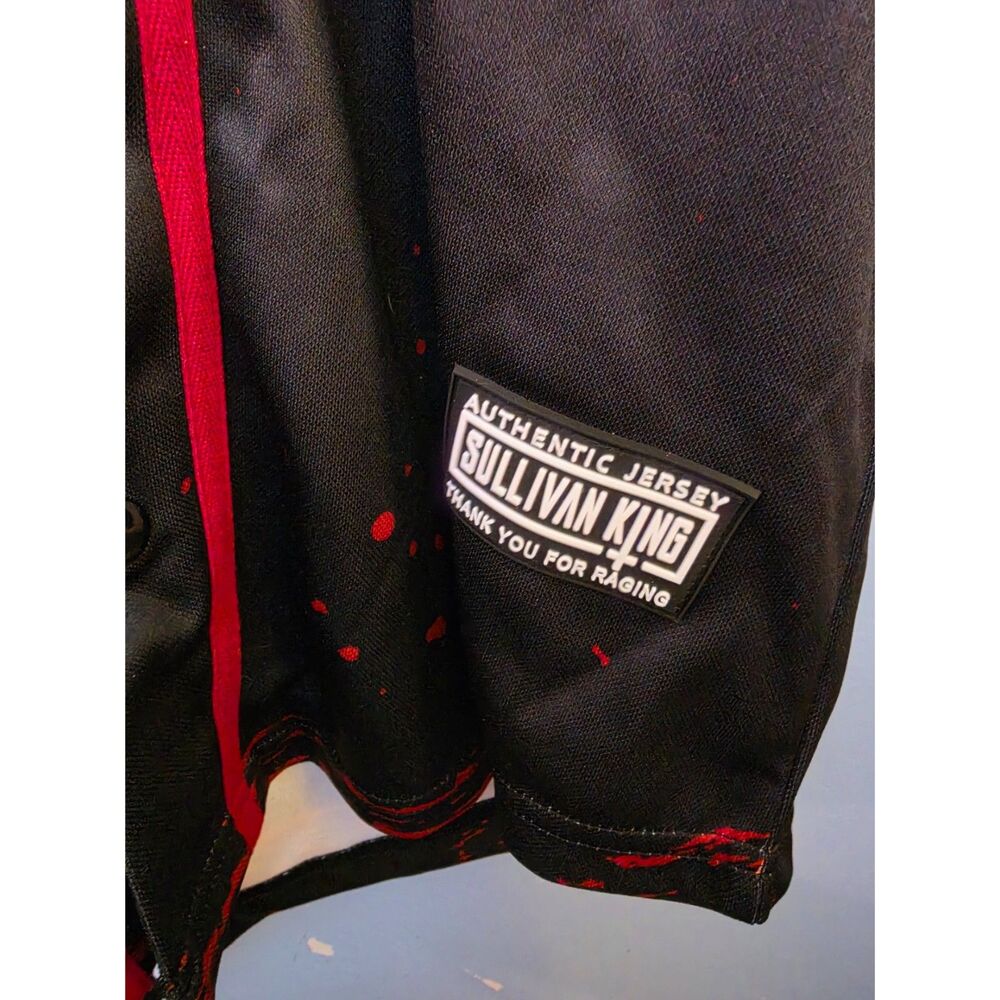 Sullivan King Authentic Jersey – Black & Red Studded Graphic – Medium - Picture 3 of 5